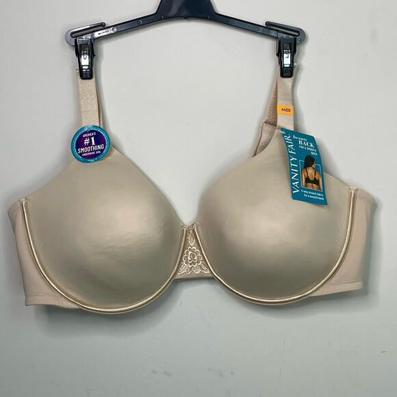 NEW Vanity Fair® Beauty Back™ Full-Figure Back-Smoothing Underwire Bra 44DD - Picture 1 of 5